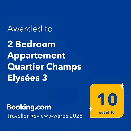 2 Bedroom Quartier Champs Elysees 3 Free Netflix Apartment